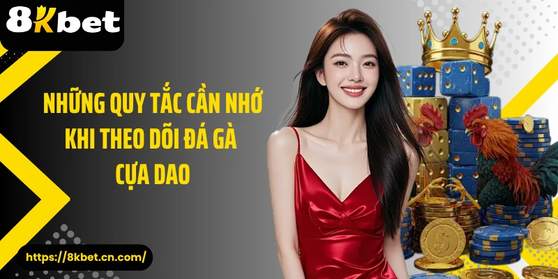 Những quy tắc cần nhớ khi theo dõi đá gà cựa dao